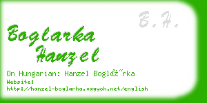 boglarka hanzel business card